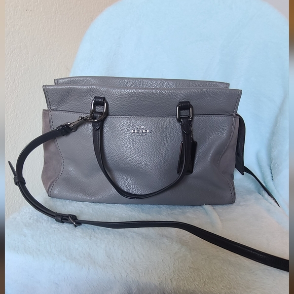 Coach Fulton Satchel shoulder/crossbody in colorblock - Picture 1 of 16